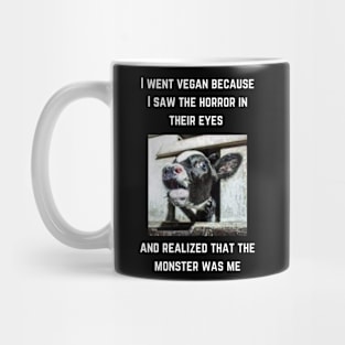 vegan power be kind to animals Mug